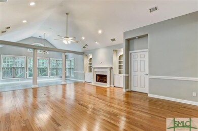 Great Room Leading into Formal Dining Room