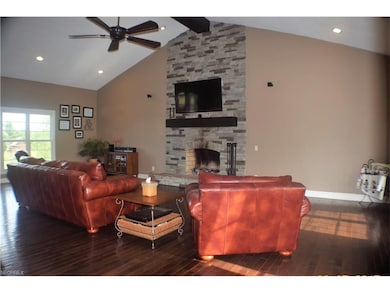 Large Great room with newer wood flooring