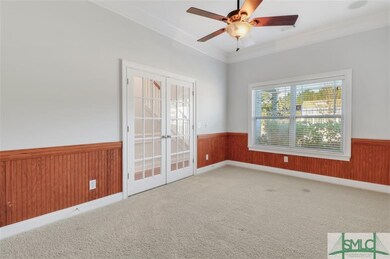 Office with French Doors to the Foyer