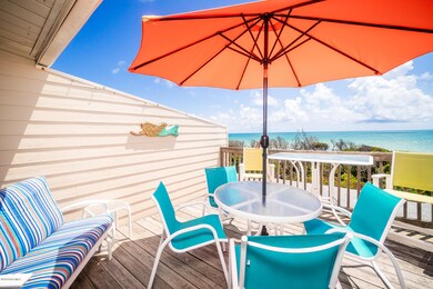 Front porch overlooking beach