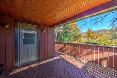 Lovely private deck right off of the kitchen overl