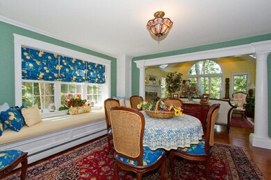 Informal dining area with built in...
