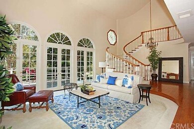 Stately staircase leading to second level