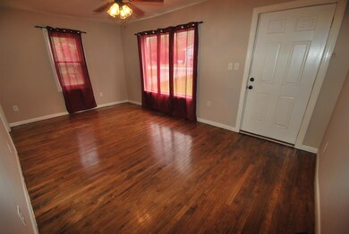 Livingroom with original hardwood floors