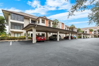 Front of Building 1 with carports.