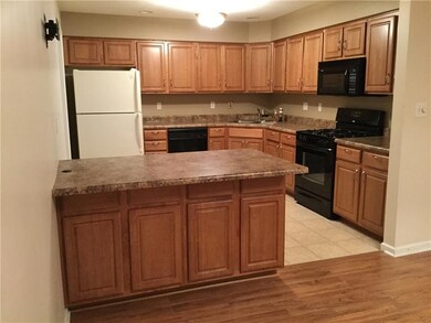 Kitchen:  Very nice oak cabinets with plenty of co
