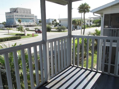 porch with view of city