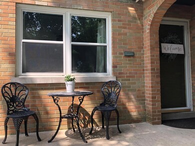 Great front patio to relax on!