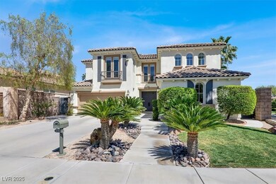 Mediterranean / spanish house featuring a balcony,
