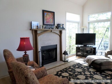 Cozy Wood Fireplace