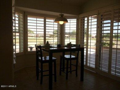 Breakfast nook with view