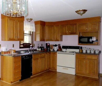 Newer laminate floor and counter tops.