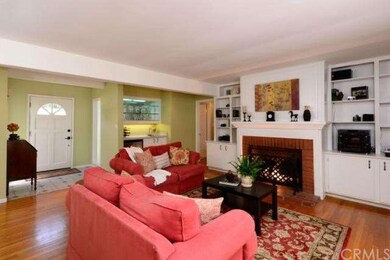 Living room with hardwood floors.