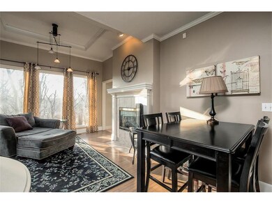Hearth room w/ fireplace.