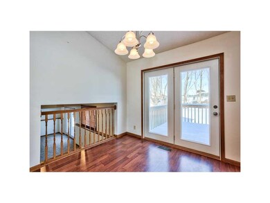Dining Area. DINING ROOM WITH FRENCH DOORS TO DECK