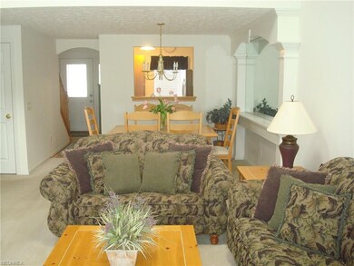 Desirable open floor plan