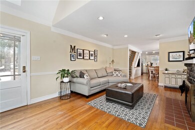 Beautiful hardwood floor throughout