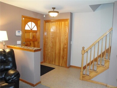 Open Foyer with Double Coat Closet