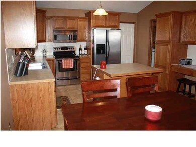 All stainless steel kitchen appliances and they al