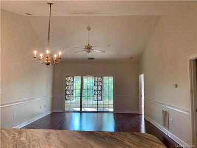 Open concept kitchen with view of the living room,