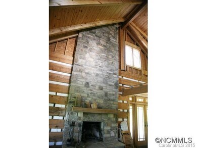 Floor to ceiling fireplace