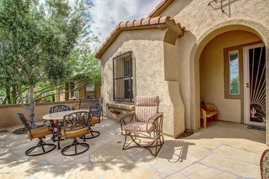 Custom front courtyard