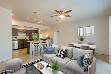 Dining & Living Virtual Staged