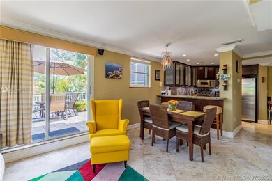 Dining area with access to outdoor patio