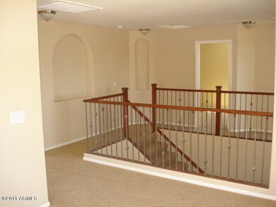 Stairs with iron stair rail