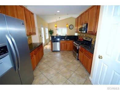 Granite Kitchen with Stainless Steel Appliances