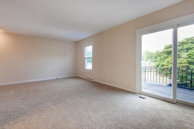 Private 2nd story deck from the living room!