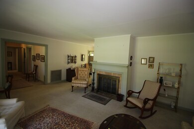 Fireplace in living room