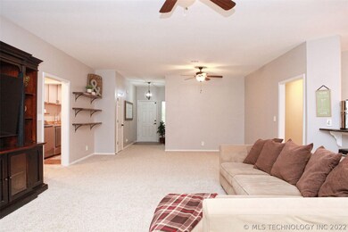 Additional photo of great room shows there is spac