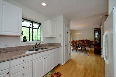Kitchen Opens into Dining Area