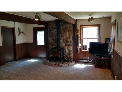 Newly added wood fireplace to keep you toasty warm