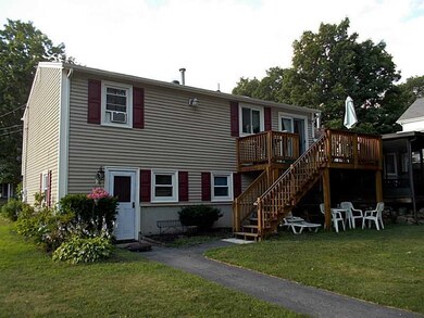 Exterior Back. walk out from family room