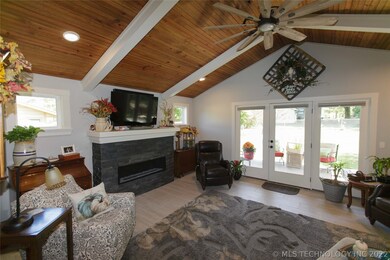 French door to covered patio.