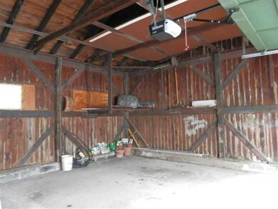 Parking Lot/Garage inside oversized one car garage