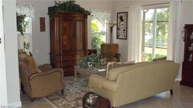 Living Room with lake view