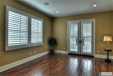Living Room with French Doors to Porch Area
