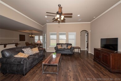 Step into the Spacious Great Room, OPEN PLAN. Wood