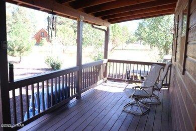 Back deck without security bars