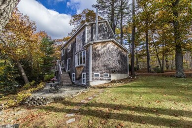 Side view of main house