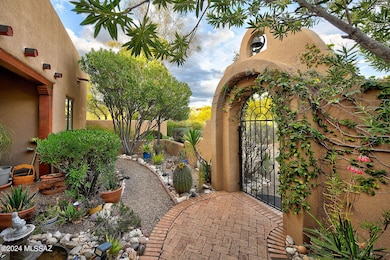 Gated Front Courtyard