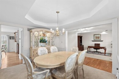 Dining Room leads to the Kitchen & Half Bath! Nice