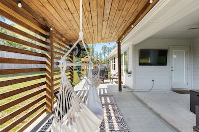 Extended additional  patio, approximately 28x10