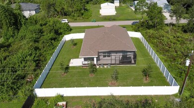 Fenced in back yard for privacy!