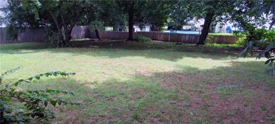 Fenced Back yard