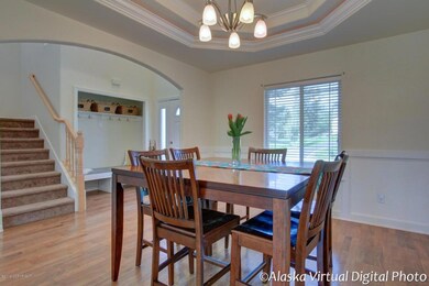 Formal Dining Room looking to Built in's