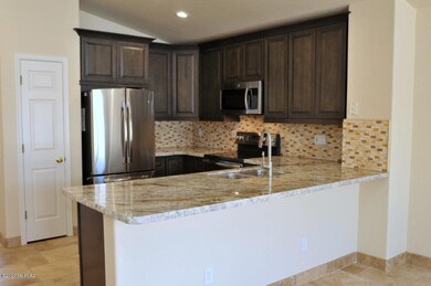 8287 kitchen with granit slab countertop